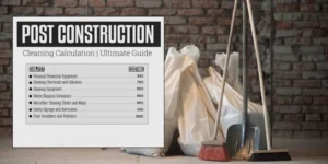 post construction cleaning checklist