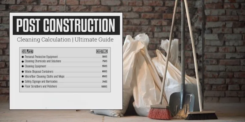 post construction cleaning checklist
